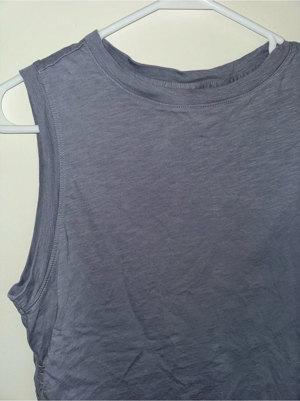 Sleeveless Ruched Side Tank Top